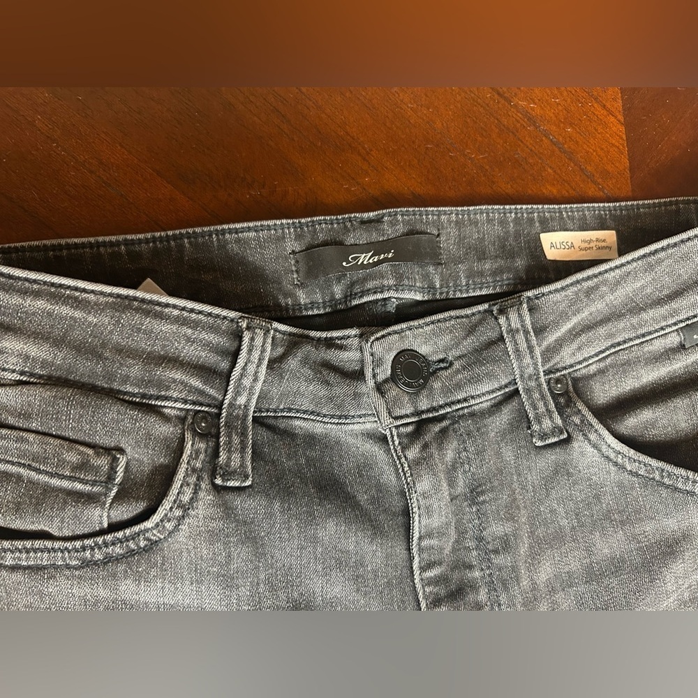 NAVI Stylish Gray Denim Jeans size 29/28 - Picture 4 of 11